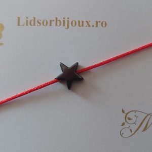 Brățară Mărțișor cu stea Hematit